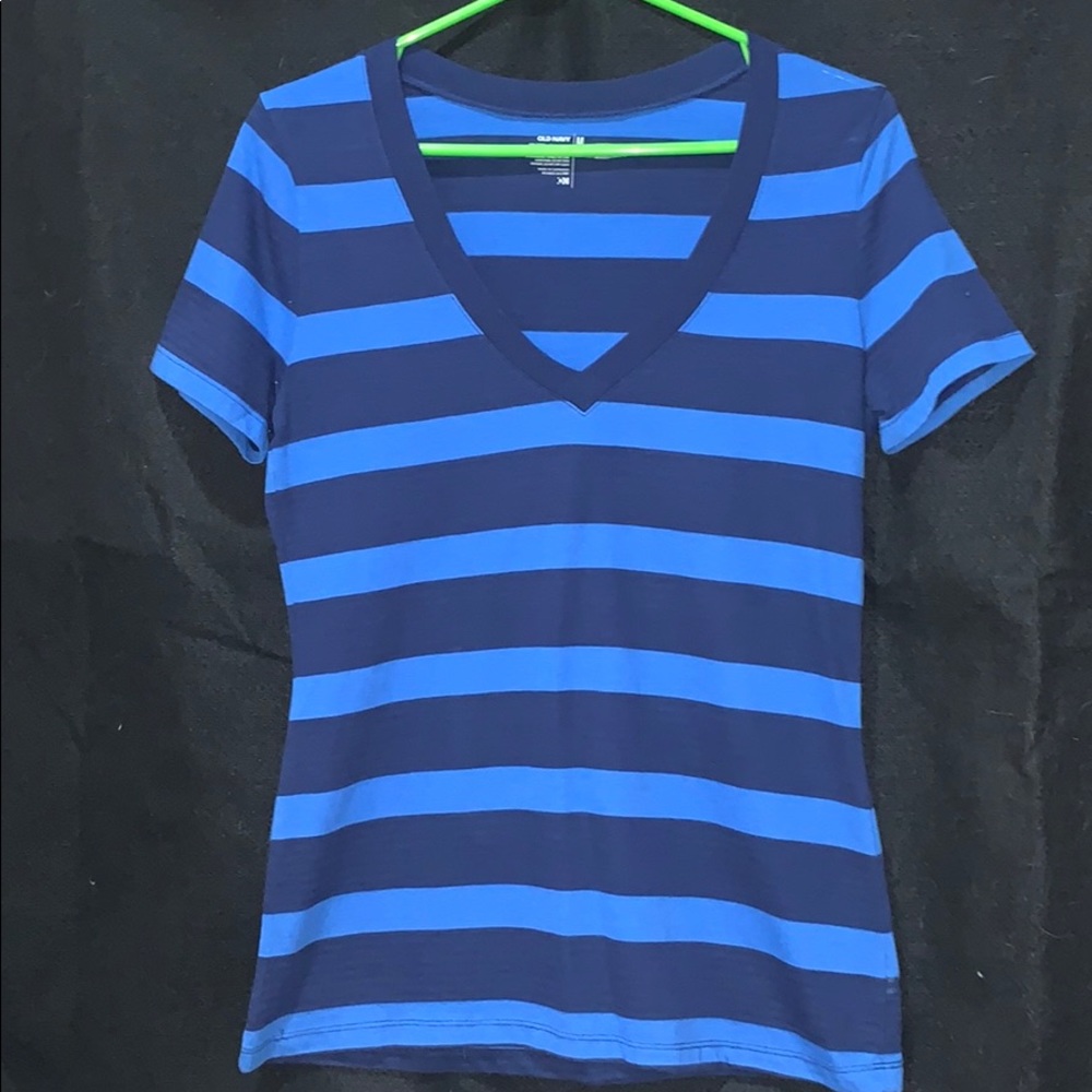 Women’s Striped Old Navy Medium Short Sleeve Shirt